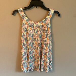LOFT peplum tank XXL